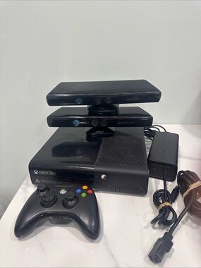 Microsoft Xbox 360 Bundle with Dual Kinect Sensors and Black Wireless Controller